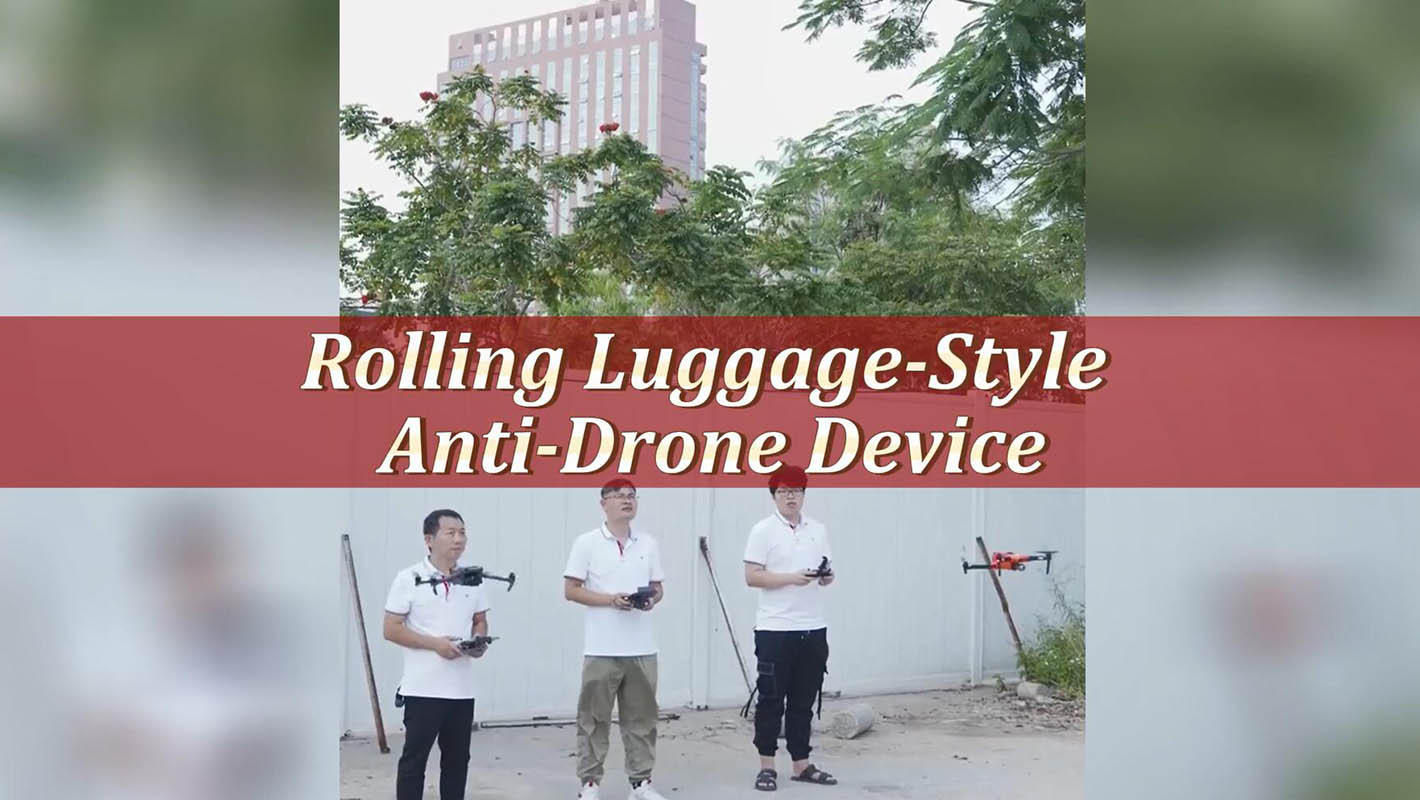 Rolling Luggage-Style Anti-Drone Device