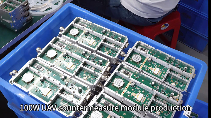 Workshop factory produces drone countermeasure modules